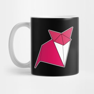 Fox Origami Sticker Style Design Mug